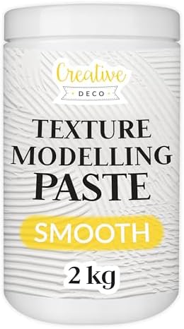 Creative Deco Smooth Texture Paste 2 kg | White Modelling Paste