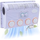 Iuseike カーエアコン モバイルエアコン ポータブルスポットクーラー ダクト付き 設置不要 24V RVエアコン 車中泊 熱中症対策 12V 屋外暑さ対策 車/家庭用 (12V,ホワイト)