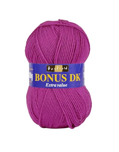Sirdar Hayfield Bonus DK Double Knitting Yarn, Grape (568), 100g