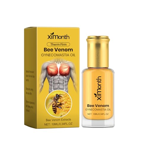 jeosisy Thermo Firm Bee Venom Oil for Chest Muscles, 2025 New Chest Muscles Bee Venom Oil for Strengthen The Chest Muscles(1Pack)