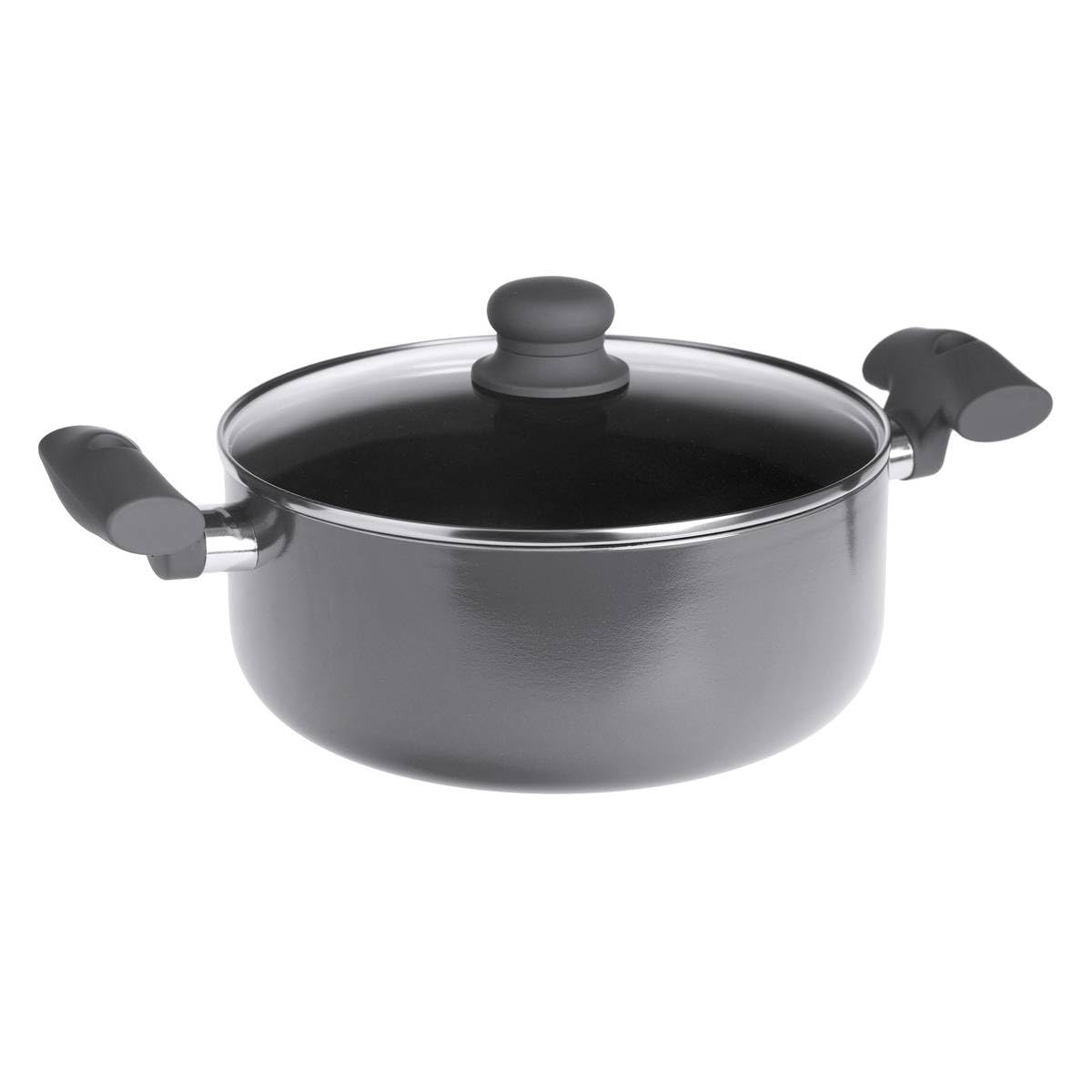 Faitout Neo 5five d28cm aluminium de 9,8l gris pour cuisine familiale