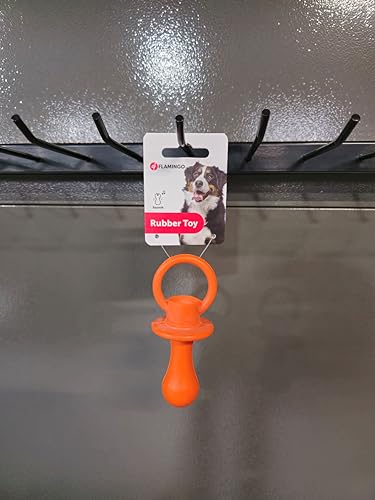 Flamingo Spiel Hunde Gummi SCHNÜLLER 12CM Ass.