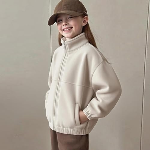 Girl's Boy's Outerwear Jacket Warm Coats for Kids Zip Up3