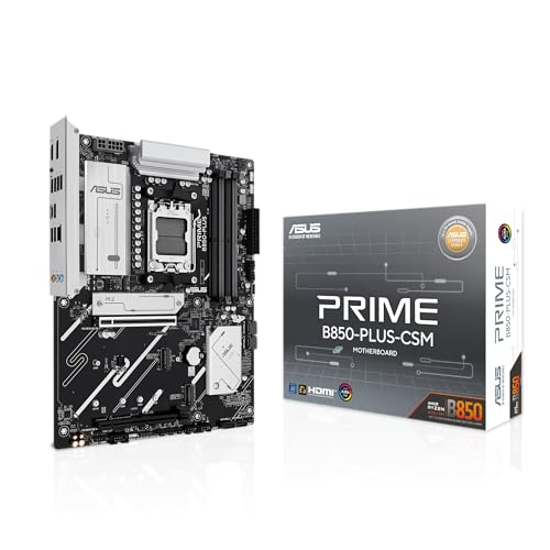 Carte mère AMD PCIe 5.0 ASUS Prime B850-PLUS-CSM avec Ethernet Realtek 2.5 Go