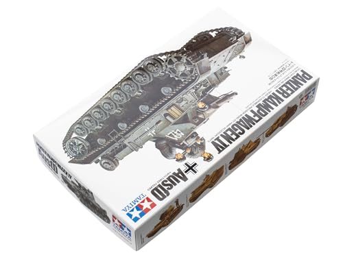 Tamiya 35096 - 1:35 WWII Deutsche Panzerkampfwagen IV Ausführung D, Modell-Bausatz, grün, Mehrere Farben