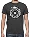 latostadora Camiseta Manga Corta Número Pi para Hombre - Gris Ratón L - Ref. 496056-P