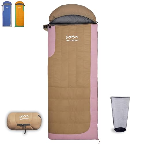 Sac de couchage en duvet 3 saisons ultraléger et compact pour adulte et enfant
