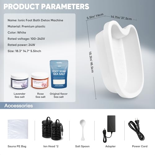 Ionic Foot Spa with 3 Sea Salts