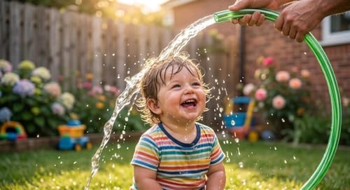 Image of Storp KK. flexible tube conveying water 0.5 inch Heavy Duty Garden Hose Pipe with Tap Adapter & Lightweight, Durable & Flexible, Water Pipe for Garden, Car Washing [3 meter]