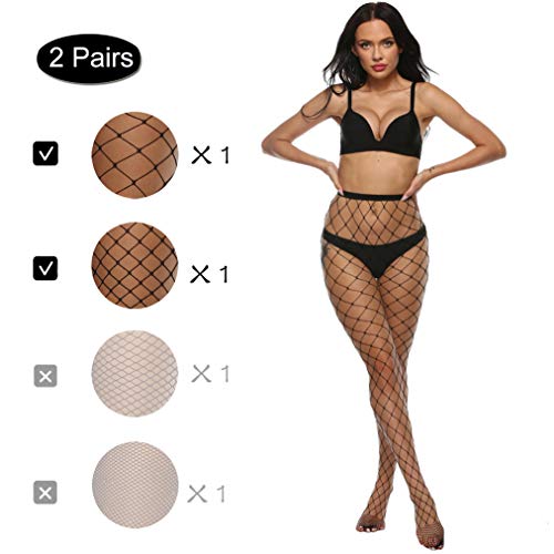 Image of MANZI High Waist Tights Fishnet Stockings Women's Thigh High Stockings Pantyhose