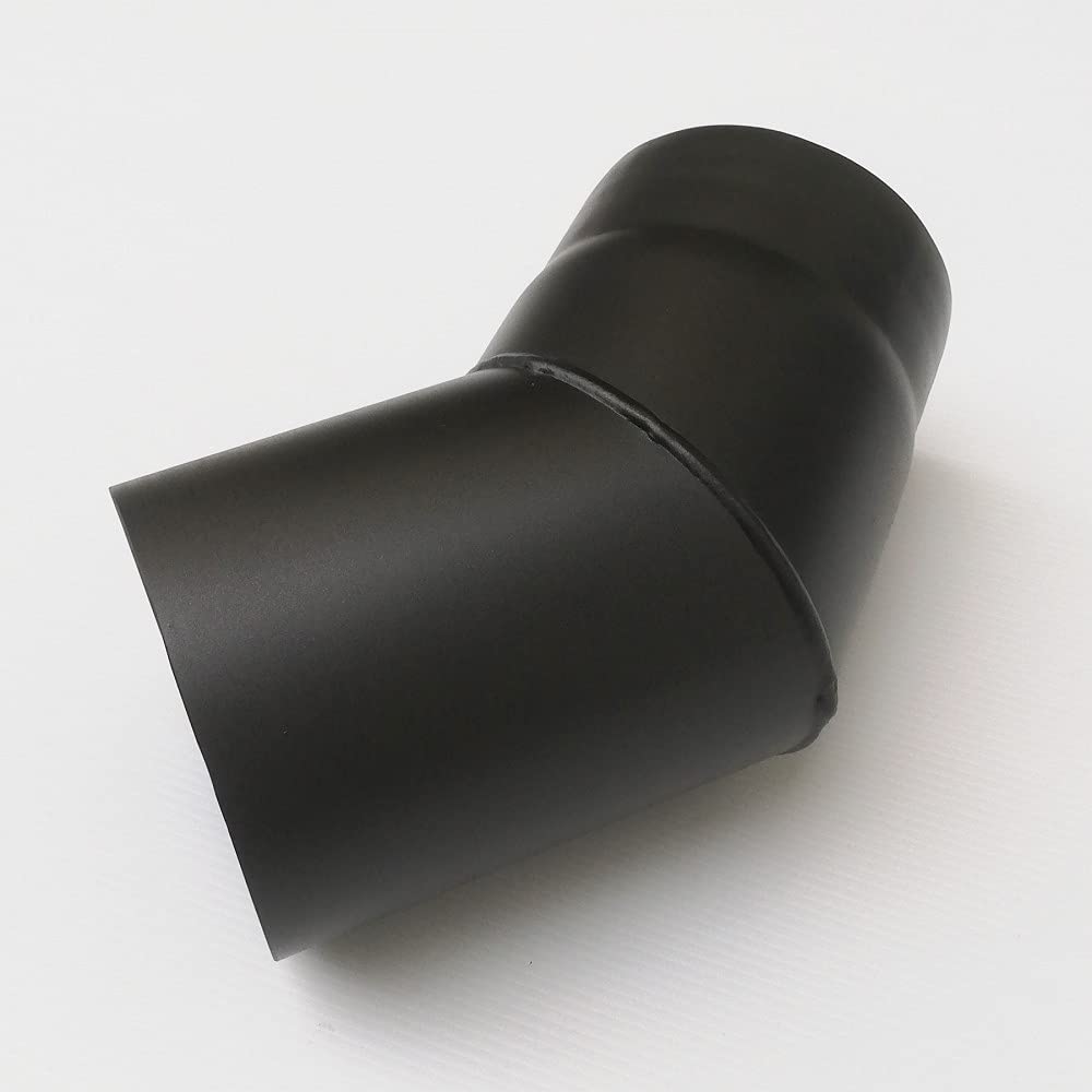 Aflex raccordo per stufa a legna - camino curva MF a 45 gradi (180mm)