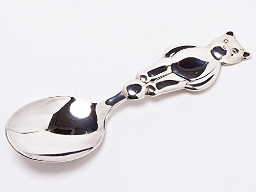 Amazon.co.jp: ミキモト ベアモチーフ シルバーベビースプーン spoon
