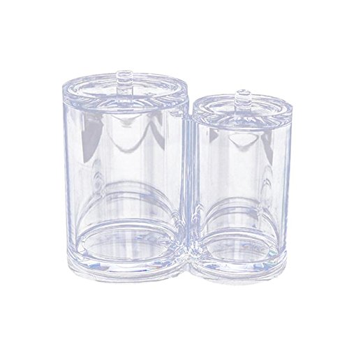 Generic Cotton Ball Swab Holder Organizer Storage Box Acrylic Round Cotton Pad