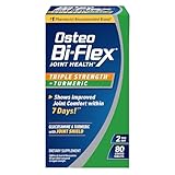 Osteo Bi-Flex Triple Strength Glucosamine Supplement with Turmeric Extract, Improve Joint Function, Antioxidant Power, 80 Coated Tablets