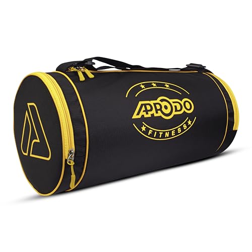 Image of APRODO Polyester PU Coated Sports Duffle /Shoulder /Gym Bag for Men & Women, 23L (18 x 9 x 9) Inch