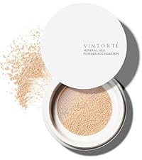 Amazon | VINTORTE シルク ミネラル ファンデーション [ ミネラル