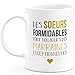 Mug soeurs formidables marraines exceptionnelles - Tasse Originale pour Annonce Grossesse Naissance Enfant idée Cadeau Annonce bébé Fille garçon