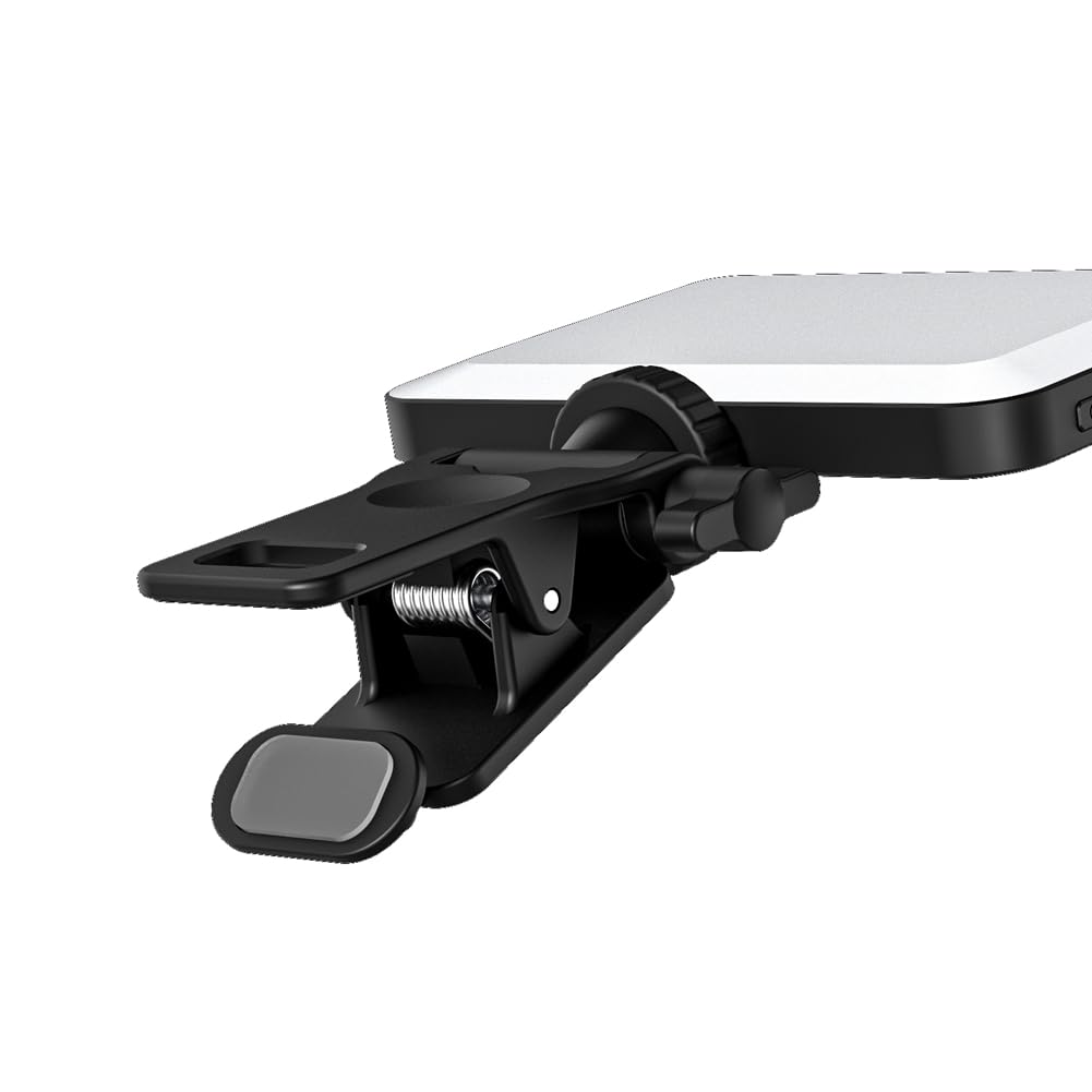 Luejnbogty Rechargeable Selfie Ring Light with Adjustable Brightness, for Selfies, Live Streaming & Video Conferencing Phone Light Clip