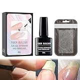 Nail Glue Instant Cracked Nail Repair Gel, Nail Treatment Repair Gel, Nail Repair Glue for Broken Nails, Nail Strengthener Fixer and Hardener for Nail Extensions Sculpture Gel (8ml)