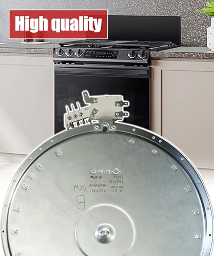 Image of DG47-00065A 12in Radiant Triple Surface Element Fits for Samsung Stove | MEE62704901 Burner 3.0 /2.2 /1.1kW Replaces DG47-00021A, DG47-00021B, MEE64286301, MEE35326801, W10823720, W10187839