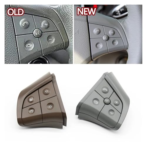 Boutons Commande Volant Mercedes W164 Touches Commutation Volant Multifonction Marron - 4