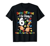 Six Seven Autism Awareness 67 Men Women Kids Boys Autism T-Shirt