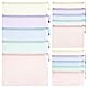 TAOPE 15 Pcs Dokumententasche mit Reißverschluss A4 A5 A6, Wasserdichter Dokumentenbeutel, Mesh Plastic Zip Bag für Dokumente, Quittung, Papier, Schule, Prüfungsblatt, Kosmetik, Reise, 5 Farben