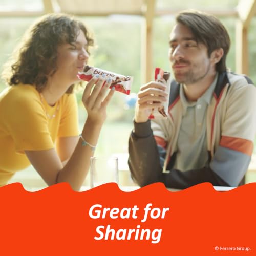 Kinder Bueno milk chocolate bars, crispy wafer hazelnut cream snacks, 30 ct | Sweet treat snacks for adults, milk chocolate candy bars with crispy wafer and hazelnut cream, snack packs for sharing - image 7