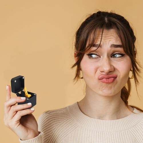 Funny Gag Gifts for Women Men, White Elephant Gifts for Adults, Best Gag Christmas Birthday Gifts for Men Women Friends Him Her (Black Box Gold Dick)