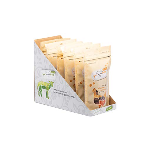 Yummeez Pure Hühnerherzen, gefriergetrockneter Hundesnack/ Hundeleckerli, 6er Pack (6 x 35 g) Cover