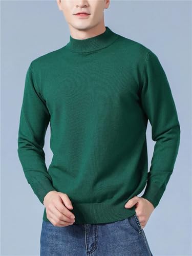 Men Cashmere Sweater Autumn Winter Soft Warm Jersey Jumper Pull Pullover Half Turtleneck Knitted Sweaters2