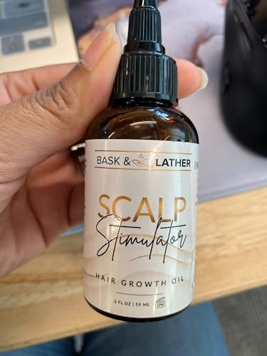 Bask & Lather Scalp Stimulator Hair Growth Oil, Rosemary & Mint, 2 fl oz (Pack of 2) — view 2