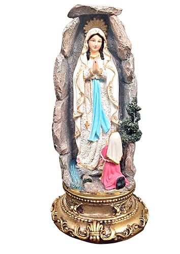 Generic Our Lady of Lourdes Grotto-Mother Mary 10 Inch - Image 2