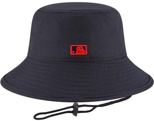 New-Era-100-Authentic-NWT-MLB-Hex-Stretch-Bucket-Hat-Team-ColorWhite-Size-OSFM-Boston-Red-Sox-Navy