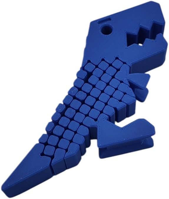 Flexi Fidget – Articulating Flexible Animals and Creatures – 3D Printed Sensory Desk Figurines – Stress, Anxiety & Focus Relief – Bendable Collectible Figures (Canadian Flag)