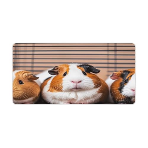 Guinea Pigs Desk Pad Large Office Desk Mat Waterproof