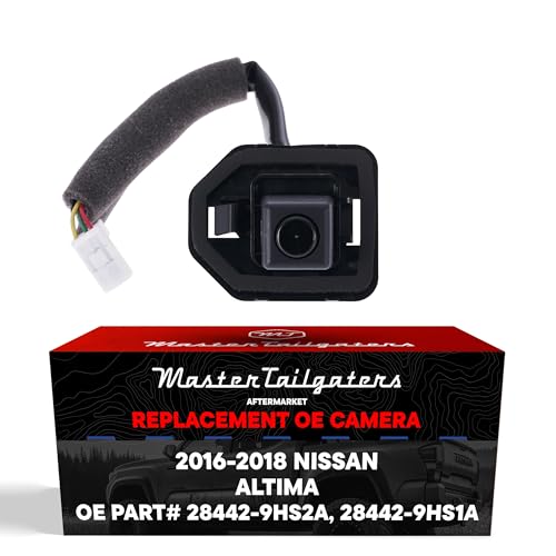 Image of Master Tailgaters Replacement for Nissan Altima Sedan (2016-2018) Backup Camera OE Part # 28442-9HS2A, 28442-9HS1A