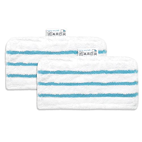 HQRP 6-Pack Microfiber Steam Mop Pads For Oreck STEAM100 & STEAM100LRH Steamers - Washable & Reusable