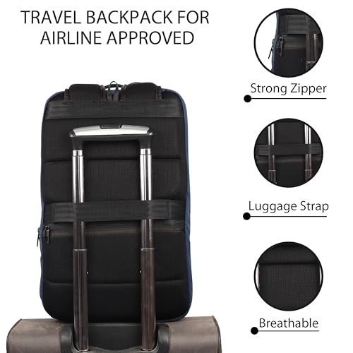 Image of Wesley Rover Pro Series Smart Tech Anti-Theft Laptop Backpack With USB-A & C Type Charging, Internal Organiser Water-Resistant Scratch-Resistant /Business /College /Office bag fits laptop upto 16 inch