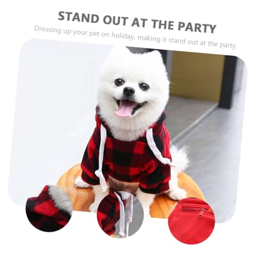 Manteau pour chien et chat vêtement de Noël chaud hiver pour chiot