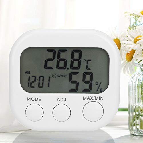 Alvinlite Digital Alarm Clock,Portable Thermometer Hygrometer Alarm Clock For Home Office Room #TOP1