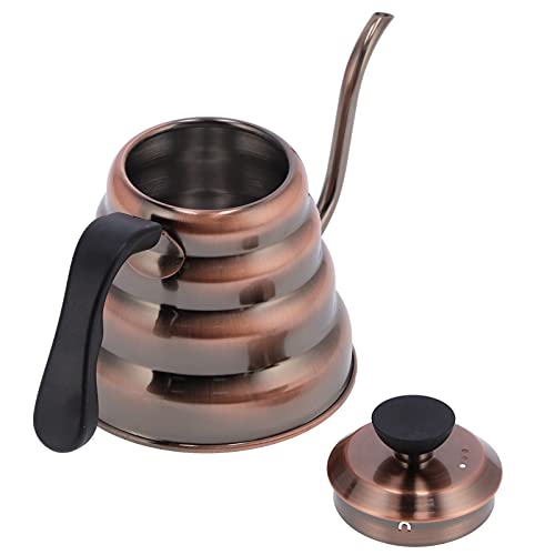 Chaleira de café, pote de pescoço de ganso 304 de aço inoxidável conveniente e prático para loja de