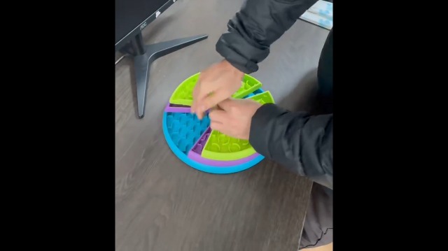 YOLLO Slow Feeder Dog Bowl 3 Levels, Interactive Puzzle Design to Reduce Boredom and Anxiety, Non Slip Dog Slow Feeder for Small Medium Large Dogs, Anti Gulp Design Promotes Healthy Eating - image 8