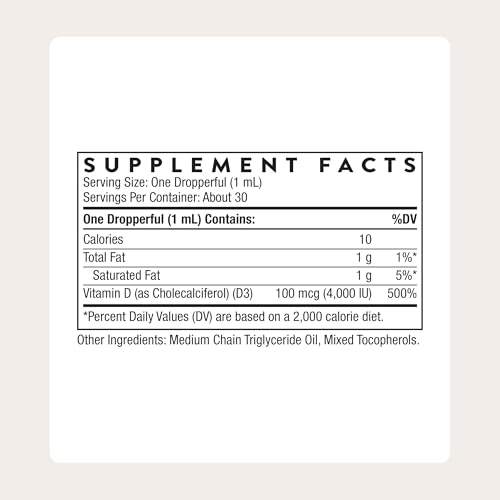 Thorne Vegan D3 Liquid Drops