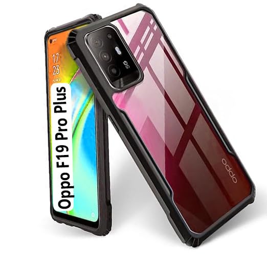 COBERTA Back Cover for Oppo F19 Pro Plus Back Cover Case - Black Transparent (B0CGJHHDDH) Amazon Price History, Amazon Price Tracker