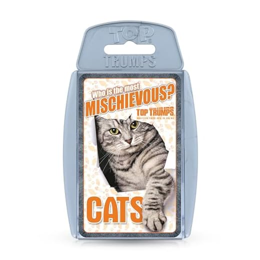 Top Trumps Juego de Cartas Cats Classics, aprende Datos sobre el Gato de Bengala, Pelo Corto británico y el Gato Siberiano en Este Juego Educativo empaquetado, 2 Jugadores en adelante es un Gran