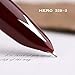 Lanxivi 3 PCS Genuine Hero 329 Fountain Pen Fine Nib，Gold Arrow Pattern, Stainless Steel Cap