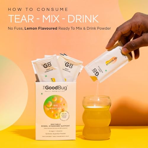 Image of The Good Bug IBS Rescue C SuperGut Powder for Constipation Relief & Irritable Bowel Syndrome | Pre & Probiotic Supplement for Men & Women | 60 Days Pack