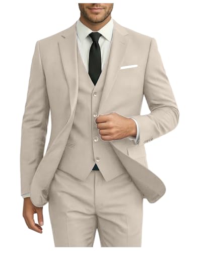 Costume de Mariage homme ajusté fini les vêtements amples avec ce smoking 3 pièces
