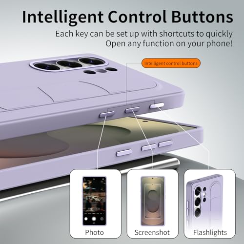 Image of for Samsung Galaxy S26 Ultra 5G with Smart Button, Standing Grip Phone Case with Kickstand, for Samsung S26 Ultra 5G Case Smart Button Cover | Hand Strap | Soft Touch | Stand Grip | Smart Butto